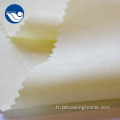 Tissu 100% Polyester blanc mat laiteux